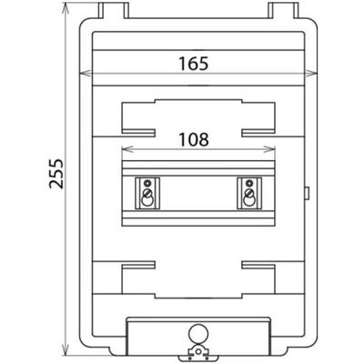 DEHN IGA 6 IP54 - Gehäuse für 6 Einheiten DEHN IGA 6 IP54 - Gehäuse für 6 Einheiten