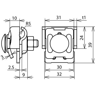 Dehn 365039 - Borne Verbindung - Edelstahl V2A - 6-10mm - 1 St Dehn 365039 - Borne Verbindung - Edelstahl V2A - 6-10mm - 1 St