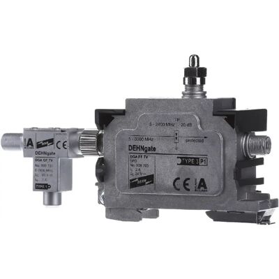 Amplificador de señal de TV DEHN DGA GFF - Protector de sobretensiones - 5-2400 MHz Amplificador de señal de TV DEHN DGA GFF - Protector de sobretensiones - 5-2400 MHz