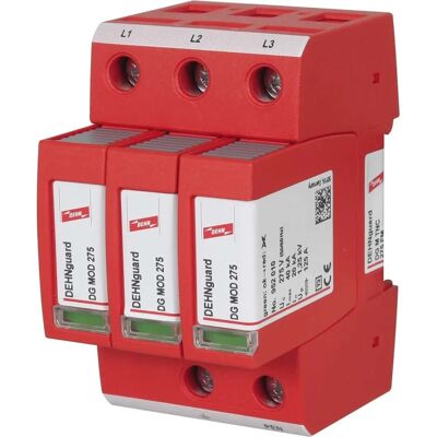 DEHN 952305 DG M TNC 275 FM Overspændingsbeskytter - Fordelingsskab 40kA DEHN 952305 DG M TNC 275 FM Overspændingsbeskytter - Fordelingsskab 40kA