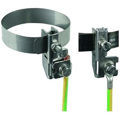 Dehn + Soehne Edelstahl Rohrklemme 1X10 2X6.8 Gsg V2a Brs - Kabelklemme Dehn + Soehne Edelstahl Rohrklemme 1X10 2X6.8 Gsg V2a Brs - Kabelklemme