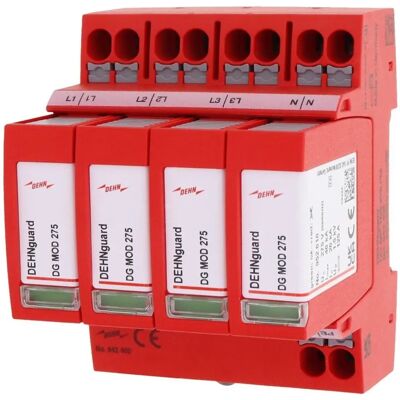 DEHN 942400 DG MP TNS Protector de sobretensión - Sistema TN-S - 20kA DEHN 942400 DG MP TNS Protector de sobretensión - Sistema TN-S - 20kA