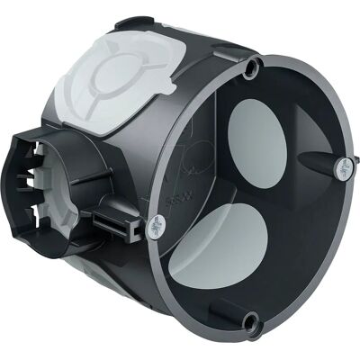 Kaiser 1056-21 Gerätedose - IP2X, Schwarz, Ø68x46mm Kaiser 1056-21 Gerätedose - IP2X, Schwarz, Ø68x46mm