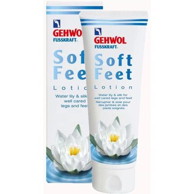 Gehwol Soft Feet Lotion - Fuktighetsgivende fotpleie med vannlilje & hyaluronsyre Gehwol Soft Feet Lotion - Fuktighetsgivende fotpleie med vannlilje & hyaluronsyre