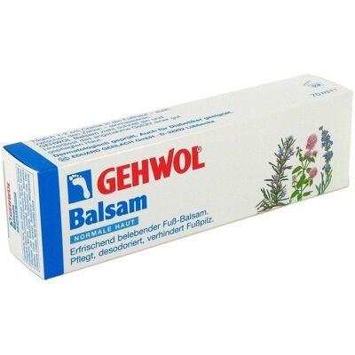 Gehwol Fußbalsam - Erfrischende, mikrobiell resistente Fußpflege - 75 ml Gehwol Fußbalsam - Erfrischende, mikrobiell resistente Fußpflege - 75 ml