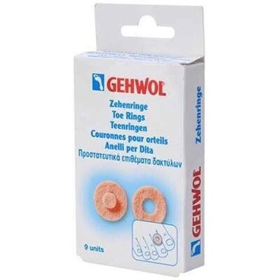 Anneaux pour Doigt Gehwol - Soulagement Callosités - 9 pcs - Publicité Anneaux pour Doigt Gehwol - Soulagement Callosités - 9 pcs - Publicité