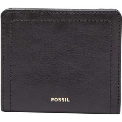 Fossil Logan RFID Lederbörse - Schwarz - 10cm Fossil Logan RFID Lederbörse - Schwarz - 10cm
