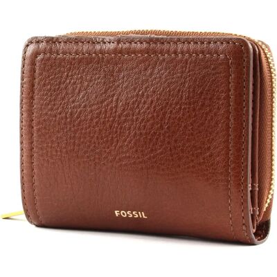 Fossil Logan plånbok - RFID-läder - 11cm - Brun Fossil Logan plånbok - RFID-läder - 11cm - Brun