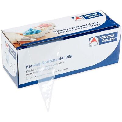 THERMOHAUSER 8300017035 Sac à Poche Jetable Transparent - Sac à Pâtisserie THERMOHAUSER 8300017035 Sac à Poche Jetable Transparent - Sac à Pâtisserie