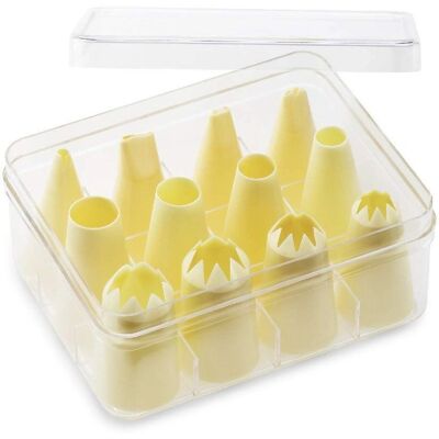 Ensemble de douilles à gâteau THERMOHAUSER - Bouche large 6cm en plastique Ensemble de douilles à gâteau THERMOHAUSER - Bouche large 6cm en plastique