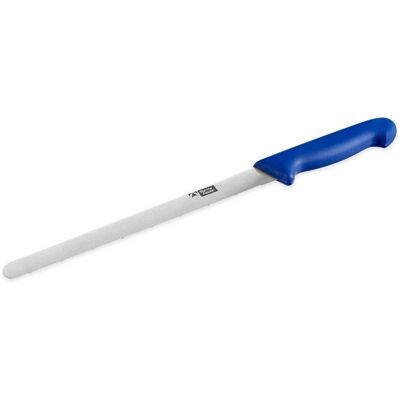 Thermohauser 5000266352 - Couteau de cuisine en acier inoxydable avec poignée bleue - lame 26cm Thermohauser 5000266352 - Couteau de cuisine en acier inoxydable avec poignée bleue - lame 26cm