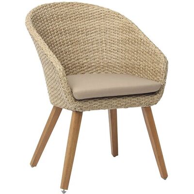 Sedia da esterno Acamp Atacama - Rete, Alluminio, Poliestere, Rattan Sedia da esterno Acamp Atacama - Rete, Alluminio, Poliestere, Rattan