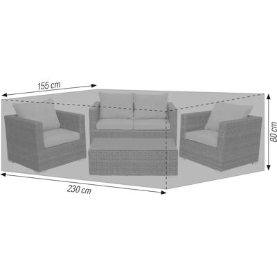 Acamp Wasserdichte Lounge Abdeckung - Lounge Cover Acamp Wasserdichte Lounge Abdeckung - Lounge Cover