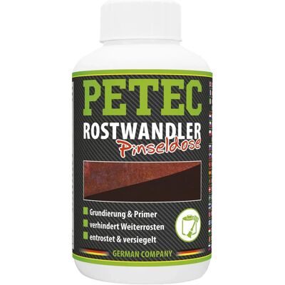 Petec Rostumwandler - 250ml Schwarz Rostschutz Primer Petec Rostumwandler - 250ml Schwarz Rostschutz Primer
