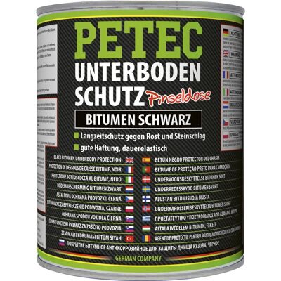 Petec Unterbodenschutz - Modell 73100 - Schwarz Bitumen, Rost & Steinschlag Petec Unterbodenschutz - Modell 73100 - Schwarz Bitumen, Rost & Steinschlag