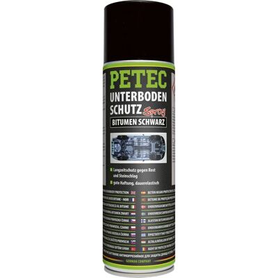 Petec Black Bitumen Underbody Protection - Rust & Stone Chip Shield Petec Black Bitumen Underbody Protection - Rust & Stone Chip Shield