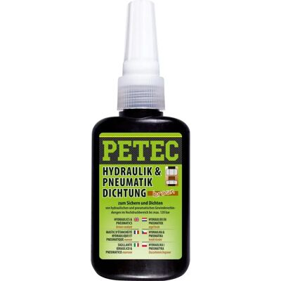 Adeziv etanșant hidraulic și pneumatic Petec - 50ml - Maro Adeziv etanșant hidraulic și pneumatic Petec - 50ml - Maro
