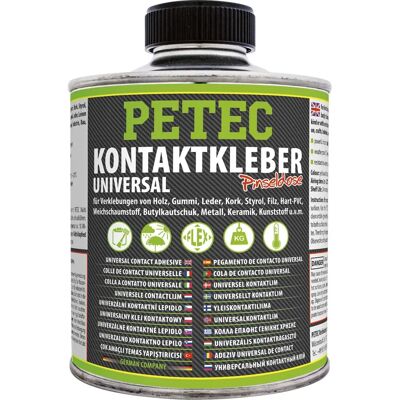 Petec Kontaktlim - 350ml burk med pensel - Inomhus & utomhus Petec Kontaktlim - 350ml burk med pensel - Inomhus & utomhus