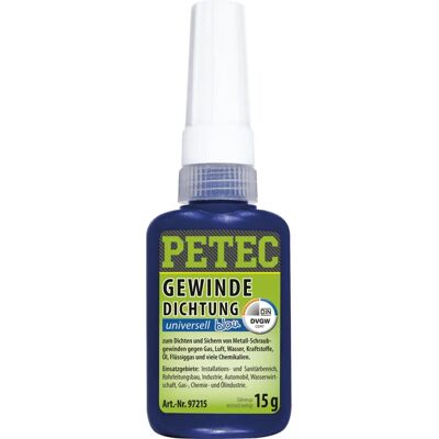 Petec Blau Gewindedichtung - 15G - Dichtstoff für Gewinde Petec Blau Gewindedichtung - 15G - Dichtstoff für Gewinde