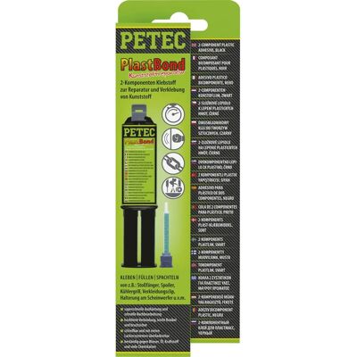 Klej Plastikowy Czarny Petec - 24 Ml 2K Naprawa Klej Plastikowy Czarny Petec - 24 Ml 2K Naprawa