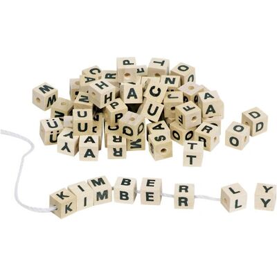 Goki HD270 - Buchstabenperlen, 300 St. - Lernspielzeug Goki HD270 - Buchstabenperlen, 300 St. - Lernspielzeug
