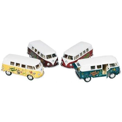 Volkswagen Classic Bus 1962 - Retro-Reibungsmotor Spielzeugauto Volkswagen Classic Bus 1962 - Retro-Reibungsmotor Spielzeugauto