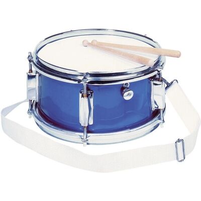 Goki 14015 - Blau Tambour - Ø28 x H14cm - Musikinstrument Goki 14015 - Blau Tambour - Ø28 x H14cm - Musikinstrument