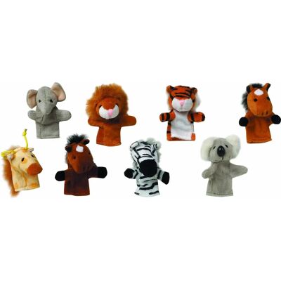 Goki Fingerpuppen - Wilde Tiere 8er Set Goki Fingerpuppen - Wilde Tiere 8er Set