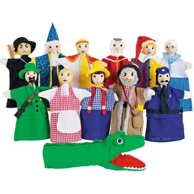 Gollnest & Kiesel Goki SO450 - Ensemble de 12 marionnettes à main - Jeu de marionnettes - Publicité Gollnest & Kiesel Goki SO450 - Ensemble de 12 marionnettes à main - Jeu de marionnettes - Publicité