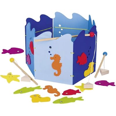 Goki Magnet Angelspiel - Wooden Fishing Game for Kids Goki Magnet Angelspiel - Wooden Fishing Game for Kids