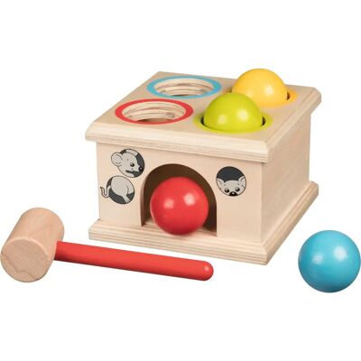 Jeu de marteau Goki - Boules en bois colorées - Développe coordination - 15x15x10cm - Jouet éducatif Jeu de marteau Goki - Boules en bois colorées - Développe coordination - 15x15x10cm - Jouet éducatif