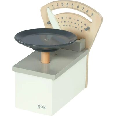 Balance en bois Goki pour enfants - Jouet éducatif - Publicité Balance en bois Goki pour enfants - Jouet éducatif - Publicité