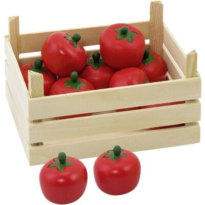 Goki 51676 Gioco di ruolo con pomodori in legno - Set educativo Goki 51676 Gioco di ruolo con pomodori in legno - Set educativo