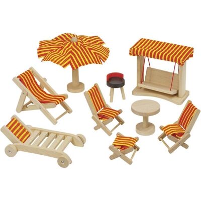 Mobili da giardino Goki per casa delle bambole (51913) Mobili da giardino Goki per casa delle bambole (51913)
