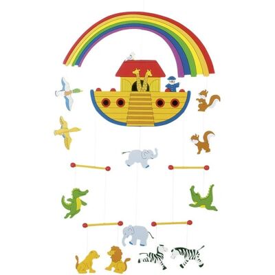 Goki Baby-Mobile Noahs Arche - Buntes Kinderzimmerdeko Goki Baby-Mobile Noahs Arche - Buntes Kinderzimmerdeko
