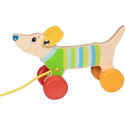 Goki Jouet en bois à tirer - Chien pour enfants 1+ - Publicité Goki Jouet en bois à tirer - Chien pour enfants 1+ - Publicité