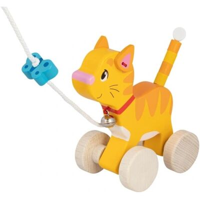 Goki 54896 Holz-Ziehtier - Katze Goki 54896 Holz-Ziehtier - Katze