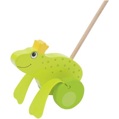 Goki Frosch Holzschiebetier - 19cm - Kindersicheres Spielzeug Goki Frosch Holzschiebetier - 19cm - Kindersicheres Spielzeug