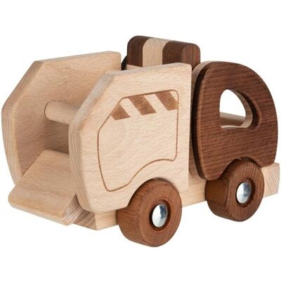 Goki 55889 - Play Vehicle - Durable Waste Truck - 24+ Months Goki 55889 - Play Vehicle - Durable Waste Truck - 24+ Months