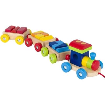 Goki 55950 Treno in Legno - Giocattolo Educativo Goki 55950 Treno in Legno - Giocattolo Educativo