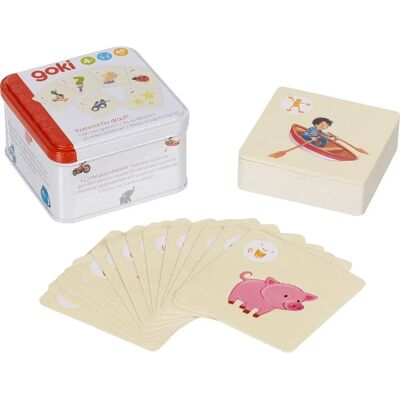 Goki Jeu de Devinettes Blanc - Jeu pour Enfants Goki Jeu de Devinettes Blanc - Jeu pour Enfants