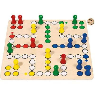 Jeu de Plateau en Bois GOKI - 45x45cm dès 4 ans - Ludique et Éducatif - Publicité Jeu de Plateau en Bois GOKI - 45x45cm dès 4 ans - Ludique et Éducatif - Publicité