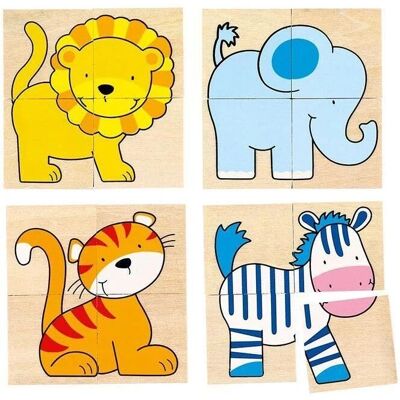 Goki Karemo Puzzle Animali - Set di 5 Goki Karemo Puzzle Animali - Set di 5