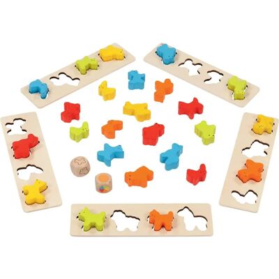 Goki Jeu de Tri d'Animaux en Bois - Jouet Éducatif - Publicité Goki Jeu de Tri d'Animaux en Bois - Jouet Éducatif - Publicité
