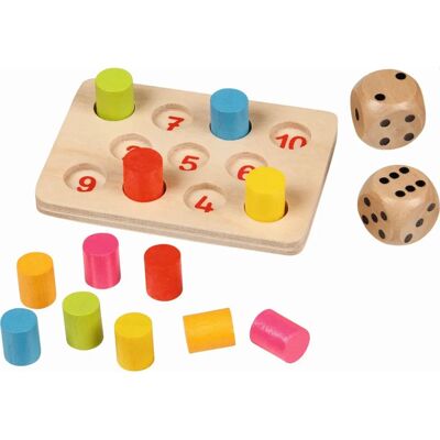 Goki Mini Holz Shut the Box Spiel - Pädagogisches Spiel Goki Mini Holz Shut the Box Spiel - Pädagogisches Spiel