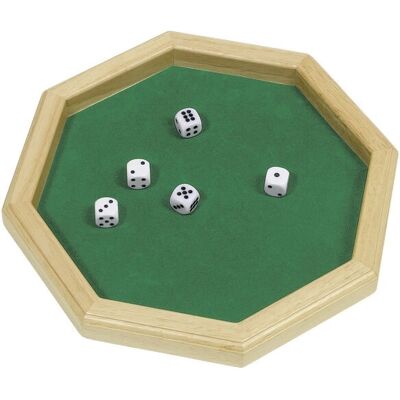 Goki 56954 Jeu de Société - Plateau à Dés en Bois Goki 56954 Jeu de Société - Plateau à Dés en Bois