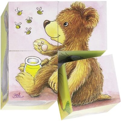Goki 57056 Wooden Animal Block Puzzle - Puzzle Blocks Goki 57056 Wooden Animal Block Puzzle - Puzzle Blocks