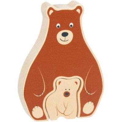 Goki 57332 Puzzle - Holzblock Puzzle Tiere 2 st. Goki 57332 Puzzle - Holzblock Puzzle Tiere 2 st.