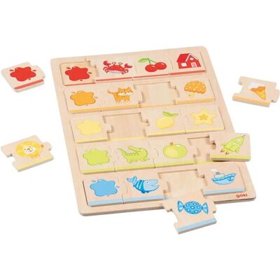 Goki Modello Puzzle di 20 Pezzi Multicolori - Puzzle Goki Modello Puzzle di 20 Pezzi Multicolori - Puzzle