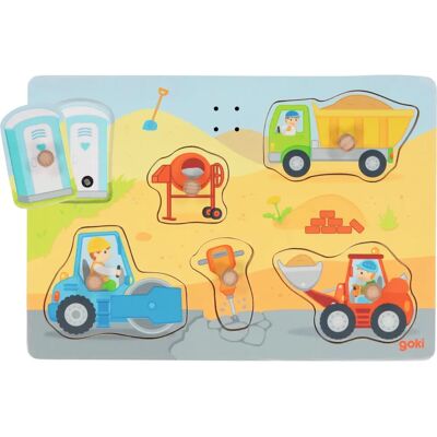 Goki Fa építkezés kirakós hanggal - 6 részből Goki Fa építkezés kirakós hanggal - 6 részből